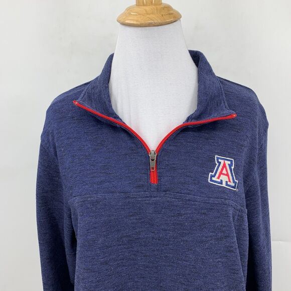Champion Arizona Wildcats Sweatshirt Womens L Large Blue Embroidered Fleece - Picture 3 of 11